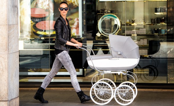 old fashioned bassinet stroller