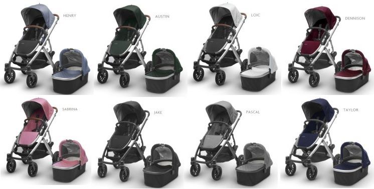uppababy vista 2018 colours