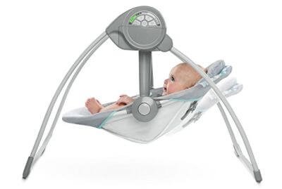 Ingenuity Comfort 2 Go Portable Swing is perfect for naptime thanks to noiseless operation