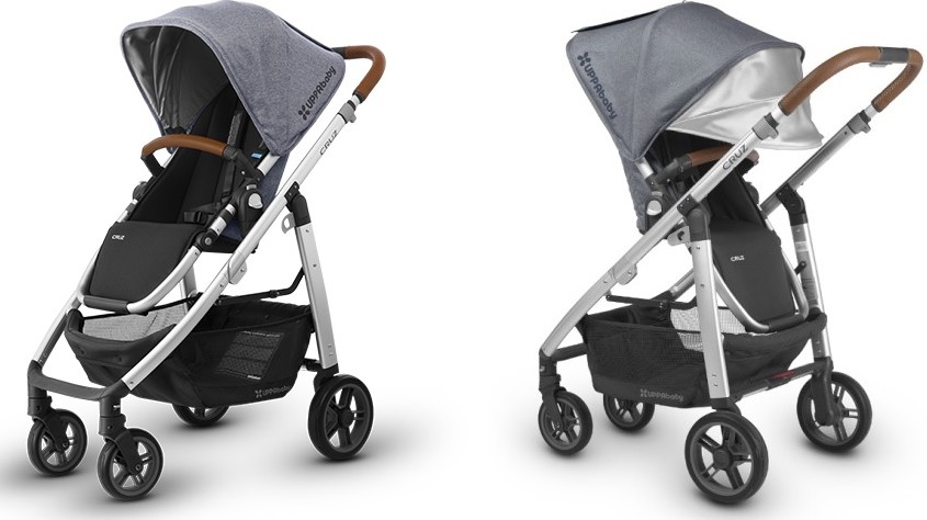difference between uppababy cruz 2017 and 2018