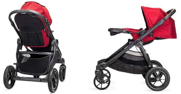 Baby Jogger City Select - Large storage basket and multi-position recline