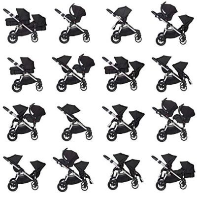 Baby Jogger City Select - Main seating configurations