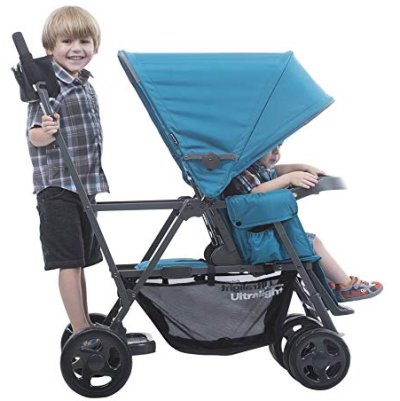 children double stroller pram