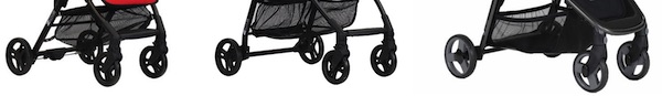 COmparison of ZOE Strollers wheels