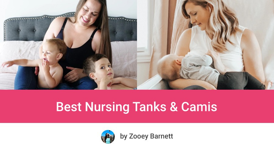 Best Nursing Tanks Women's Nursing Tank Tops Build-in Bra – iLoveSIA