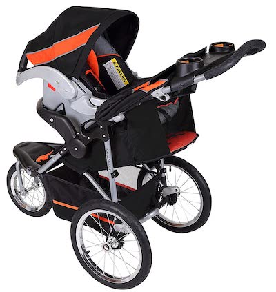 Baby Trend Expedition travel system stroller for the beach