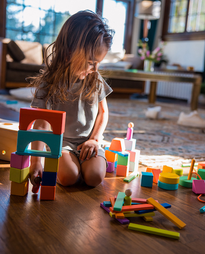 Lovevery Blocks are made from sustainably harvested wood