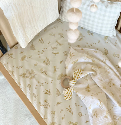 Pehr Botanica Crib Sheets