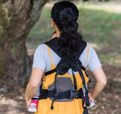 Gemini 8 Beco Gemini 8 has crossable shoulder straps and supportive lumbar pillow