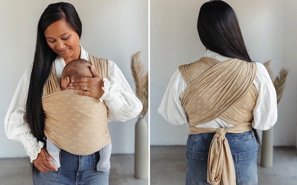 Solly Wrap Solly Wrap - weight distributed evenly and supported the whole time with crossed fabric panel, better than baby k'tan and boba baby carrier