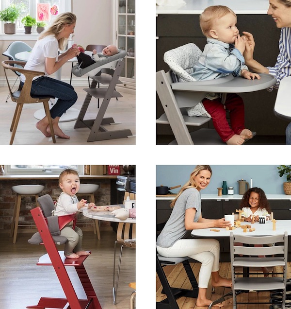Stokke Tripp Trapp grow with the baby