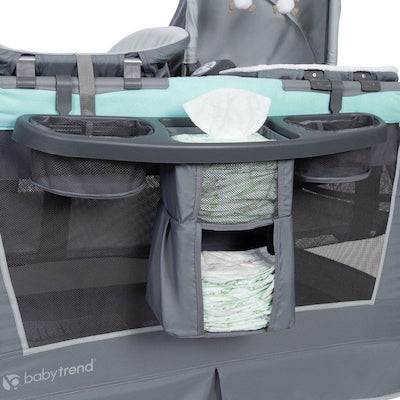 Baby Trend Retreat Twin Bassinet is well equipped