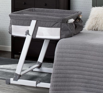 Simmons Kids By The Bed City Sleeper Bassinet for Twins