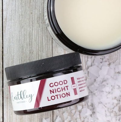 Earthley Wellness, Good Night Lotion, Magnesium Lotion,