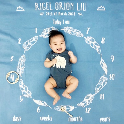 Little Days Milestone Blanket For Baby Little Days Milestone Blanket For Baby