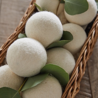 Wool Dryer Balls Safer Than Dryer Sheets For Baby Clothing