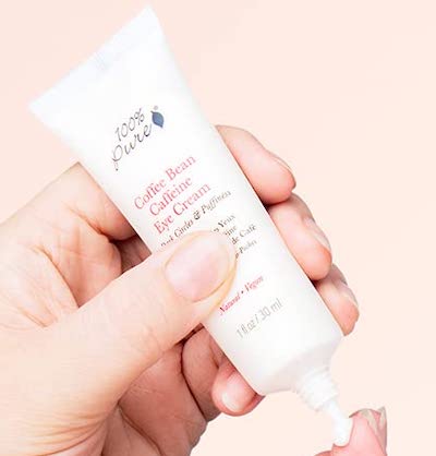 100% PURE Coffee Bean Caffeine Eye Cream Refresh &amp; Hydrate