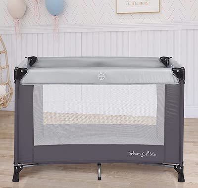 Dream On Me Nest Portable Play Yard Affordable Crib alternative