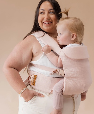 Wildbird Aerial is one of the best toddler carriers for plus size moms
